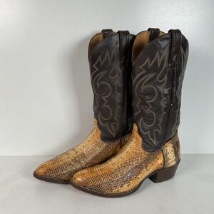 Imperial Water Snake Cowboy Boots | Texas | Snakeskin | USA Made | 9.5 D